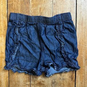 Garanimals Girls size 24 months Blue Ruffled Shorts cotton vacation